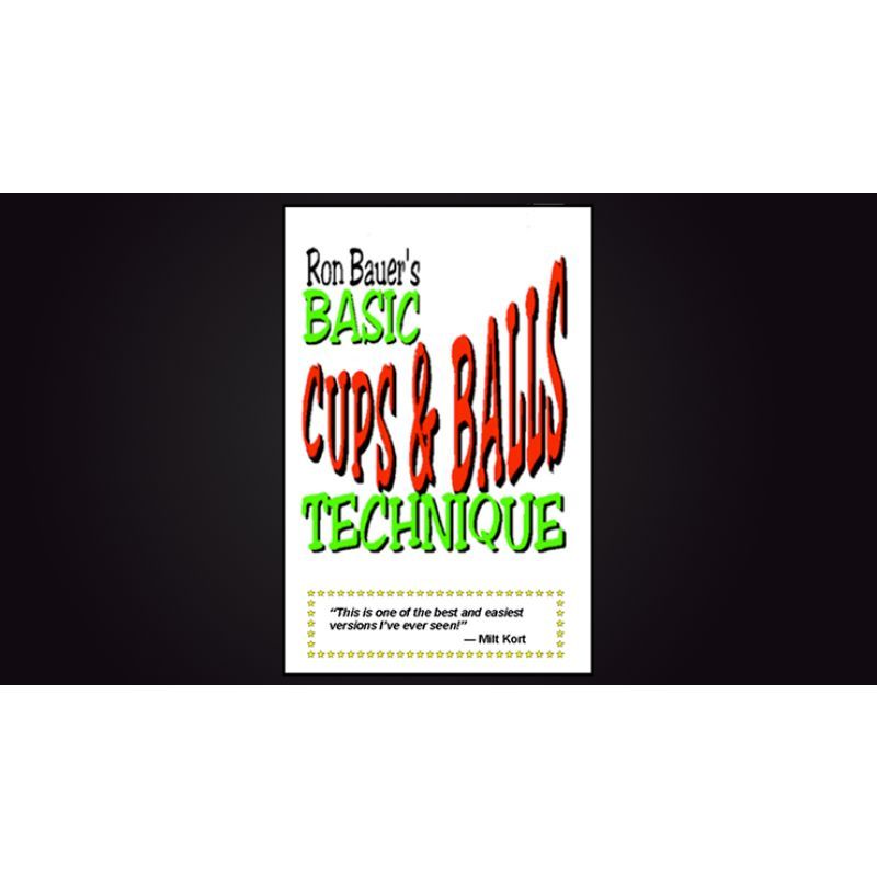 Foto Basic Cups & Balls Technique book - Ron Bauer (VT)