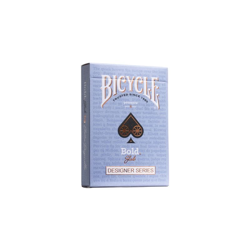 Foto Designer Series: Bicycle Bold Slab Playing Cards by Elettra Deganello