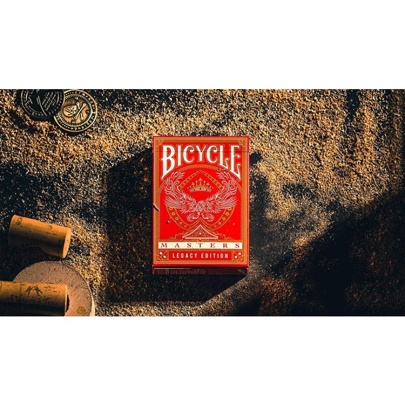 Foto Bicycle Red Legacy Masters Playing Cards