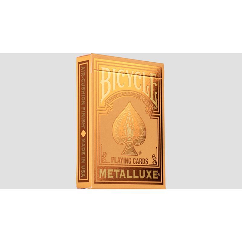 Foto Bicycle Metalluxe Orange Playing Cards by US Playing Card Co. (VT)
