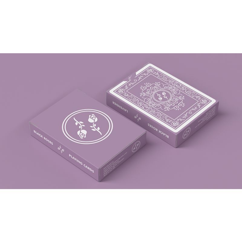 Foto Black Roses Lavender (Marked) Edition Playing Cards (VT)