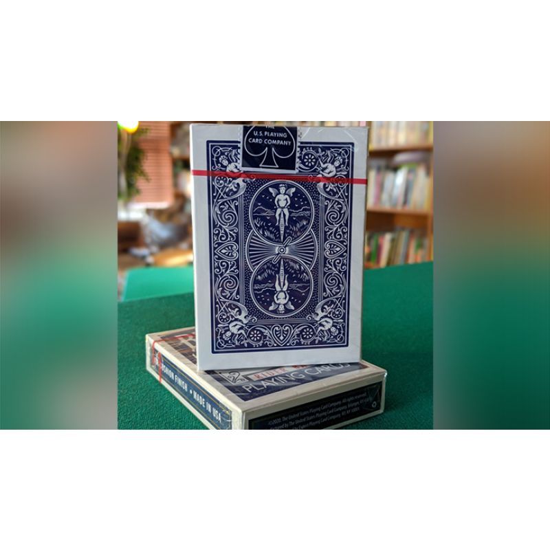 Foto Experts Thin Crushed Printed on Web Press Rider Back Back (Blue) Playing Cards (VT)