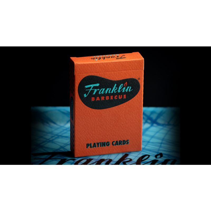 Foto FRANKLIN BBQ CLASSIC ORANGE PLAYING CARDS