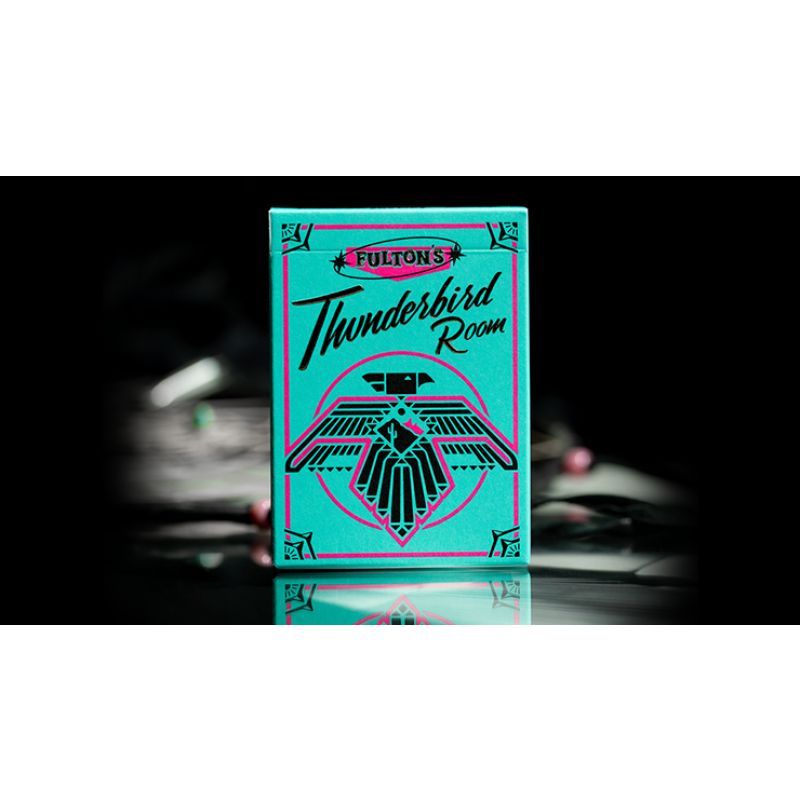 Foto FULTON'S THUNDERBIRD ROOM TURQUOISE EDITION PLAYING CARDS