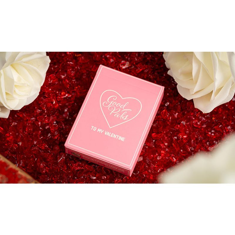 Foto Good Pals Valentine's Pink Playing Cards
