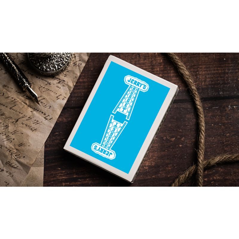 Foto Jerry s Nugget (Icey Blue) Marked Monotone Playing Cards