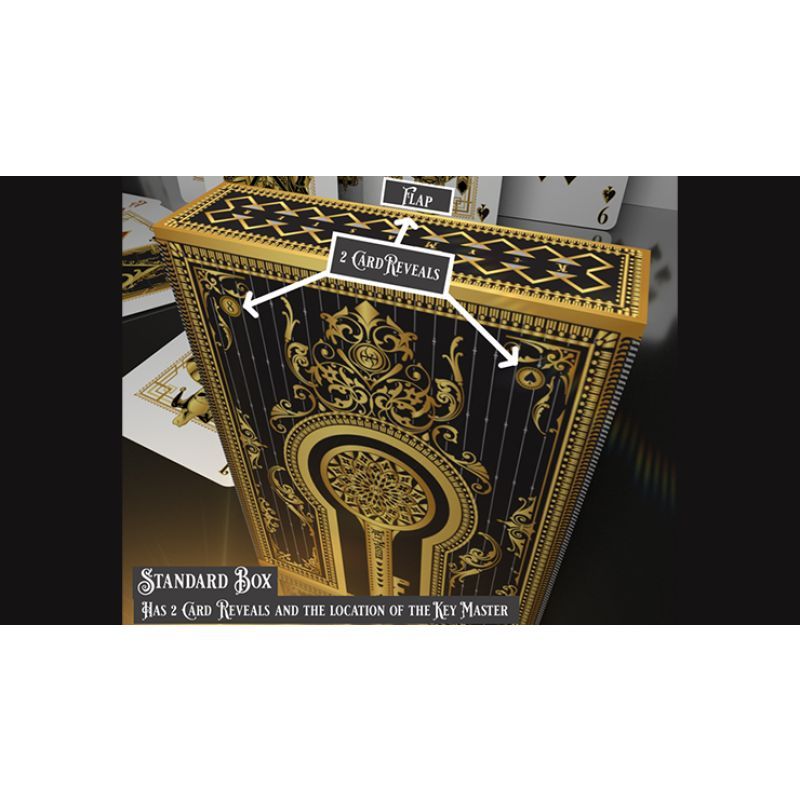 Foto Secrets of the Key Master (with Standard Box) playing Cards by Handlordz (VT)