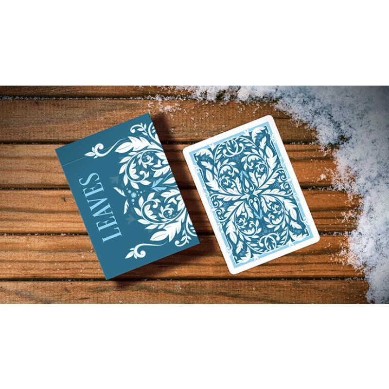 Foto Leaves Winter (Blue) Playing Cards by Dutch Card House Company (VT)