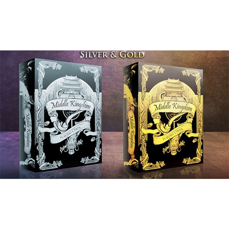 Foto Middle Kingdom (Gold) Playing Cards Printed by US Playing Card Co