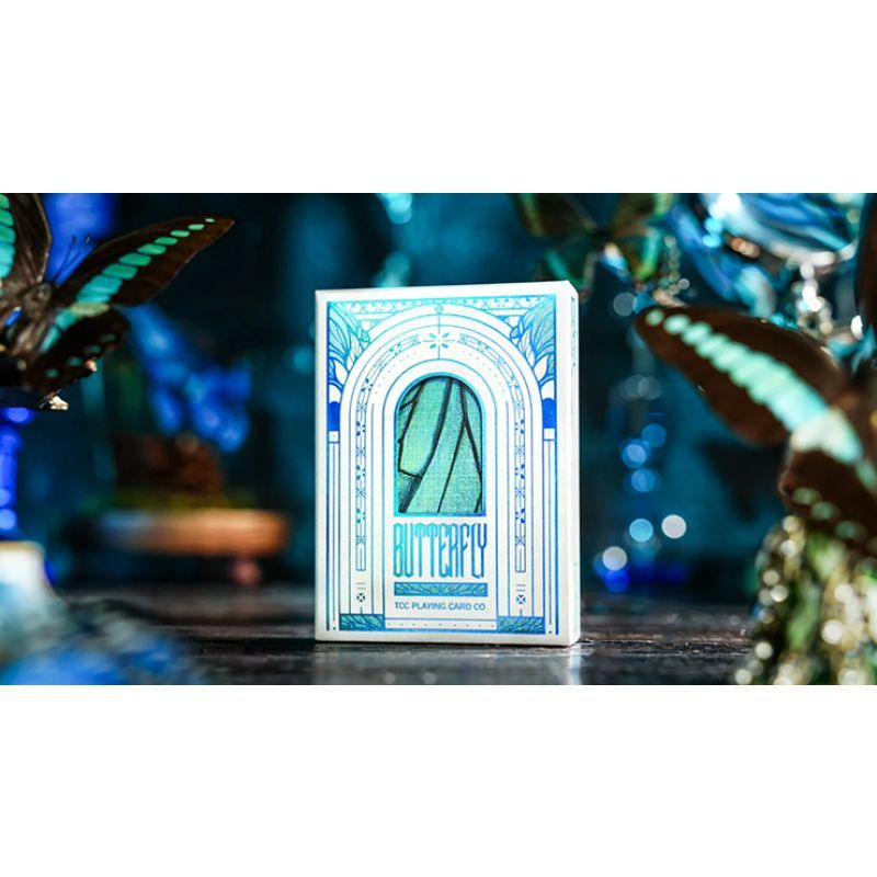 Foto Prism Blue Morpho Playing Cards by TCC Fashion