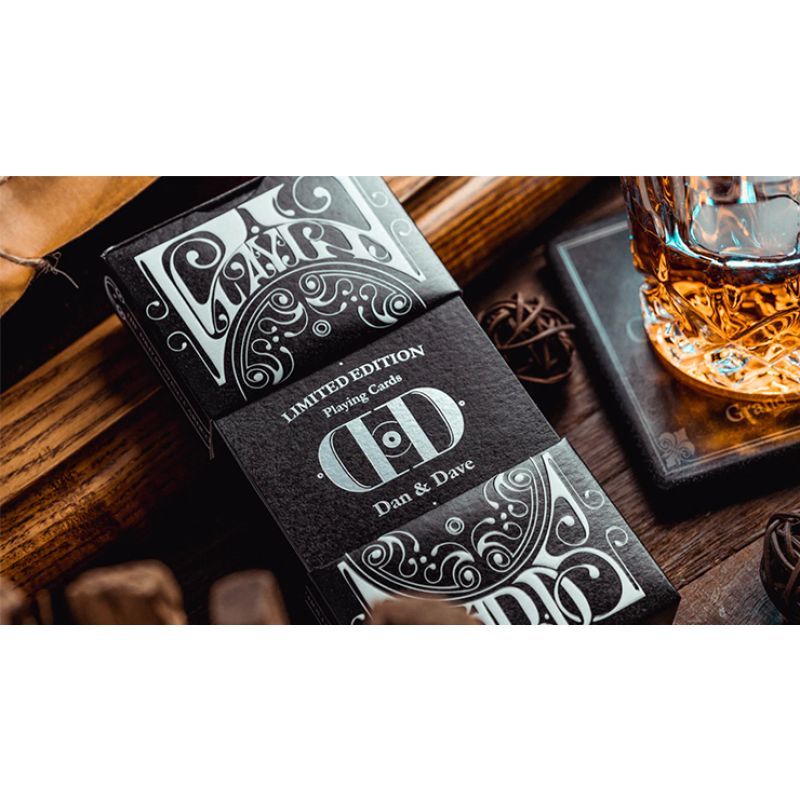 Foto Smoke & Mirror (Mirror- Black) Deluxe Limited Edition Playing Cards by Dan & Dave (VT)