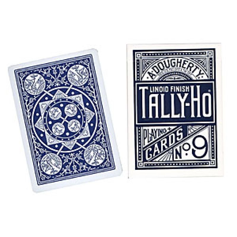 Foto Cards Tally Ho Fan Back Poker size (Blue)