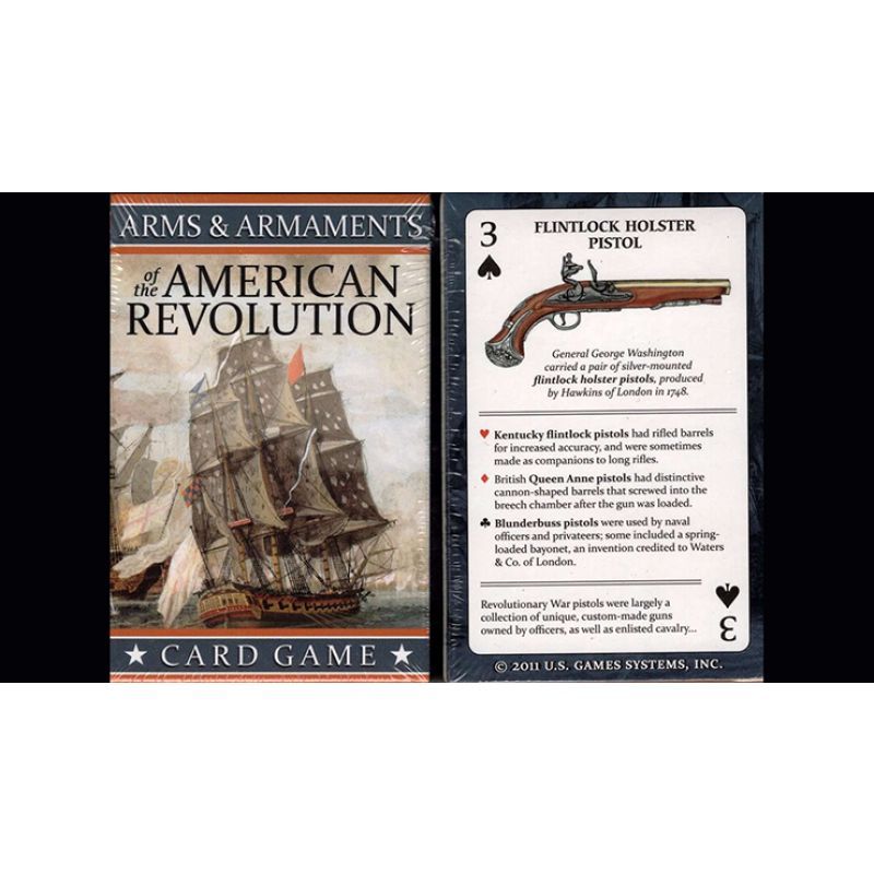 Foto Arms and Armaments of the American Revolution Playing Cards