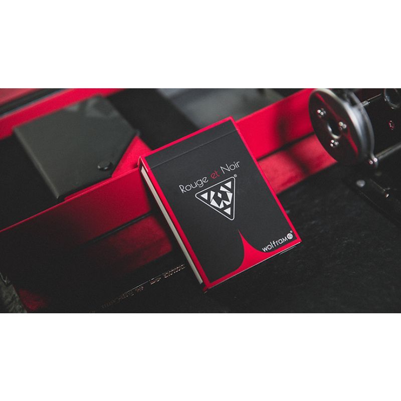 Foto Limited Edition Wolfram V2 Rouge et Noir Playing Cards Collection Set
