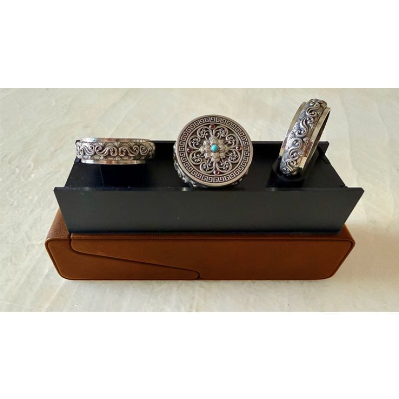 Foto Coin Vault Case and Display Set (Brown)