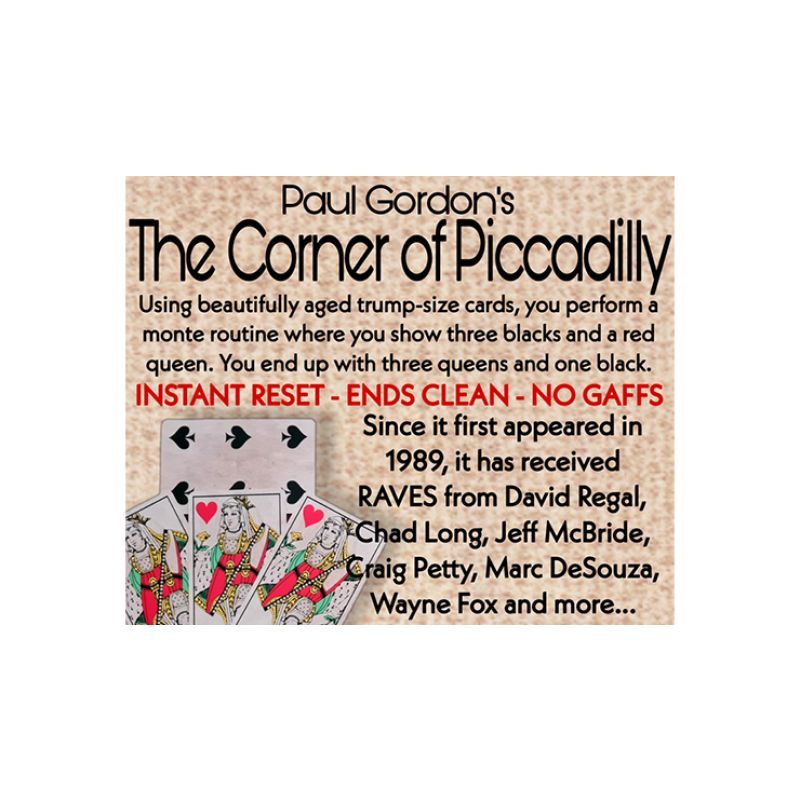 Foto The Corner of Piccadilly (Trump Size plus online instruction) by Paul Gordon - Trick