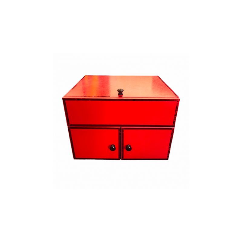 Foto Drop Down Mirror Box (Large/Red) by Ickle Pickle - Trick (VT)