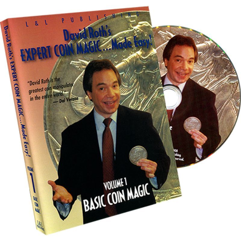 Foto David Roth's Expert Coin Magic Made Easy Vol 1 (Basic) - DVD (VT)