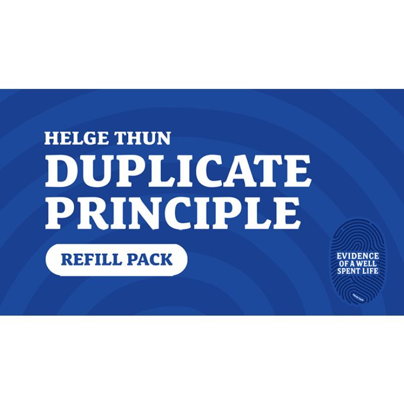Foto Evidence of a Well Spent Life - Duplicate Principle Cards by Helge Thun
