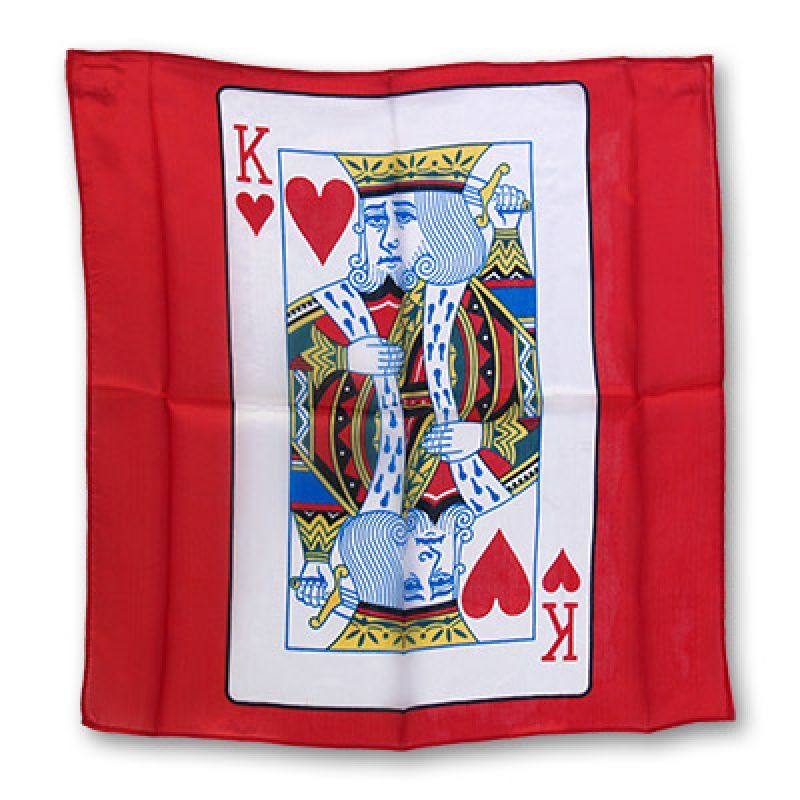 Foto Silk 18 inch King of Hearts Card from Magic by Gosh - Trick