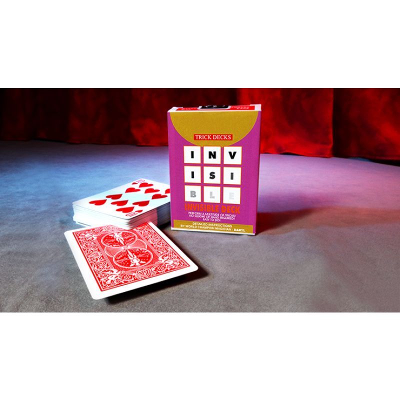 Foto Invisible Deck Bicycle Mandolin (Red)