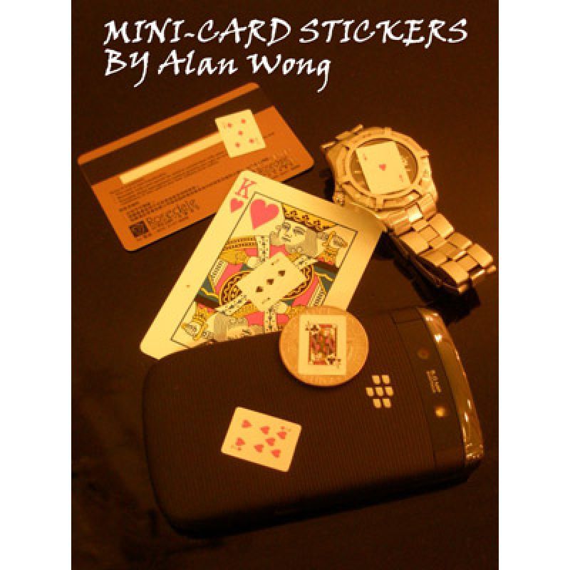 Foto Mini Card Stickers (12 sheets) by Alan Wong- Trick