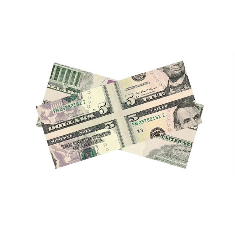 Foto MAGIC MISMADE BILL (USD 5 Dollar Bill) by Diamond Jim Tyler