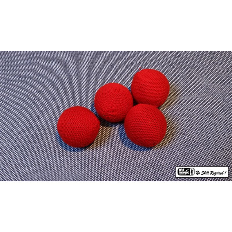 Foto Crochet Balls (Red 1.75 inch) by Mr. Magic - Trick
