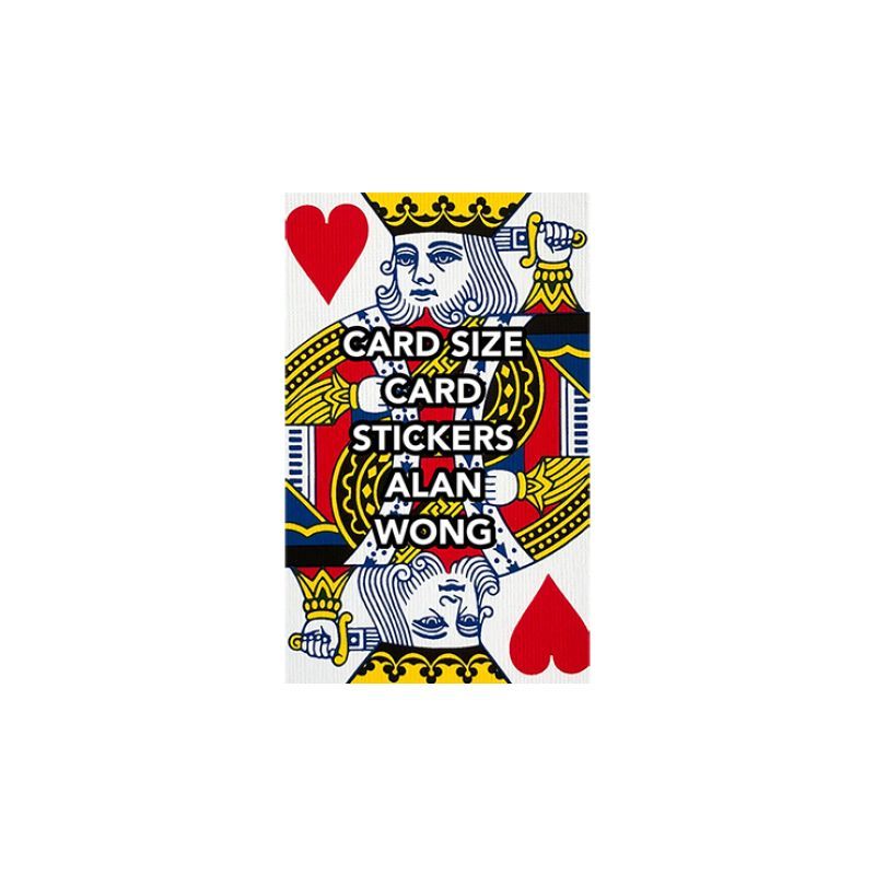 Foto POKER Size Card Stickers by Alan Wong - Trick