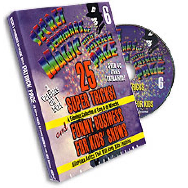 Foto Secret Seminars of Magic (25 Super Tricks and Funny Business) Vol# 6 by Patrick - DVD (VT)