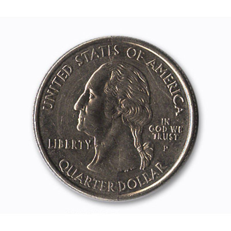 Foto Quarter Dollar Coin Normal one roll of 40 coins