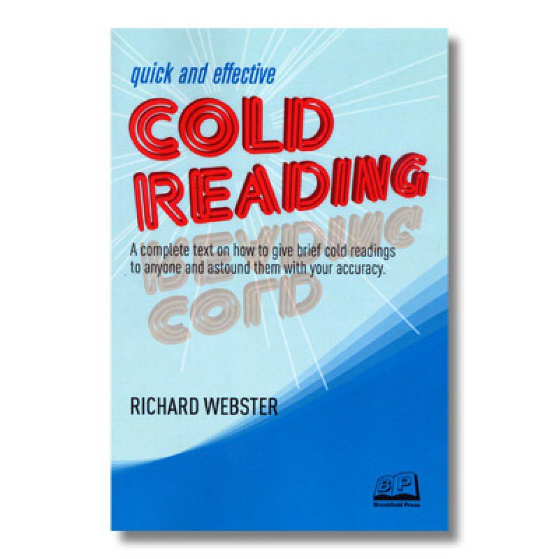 Foto Quick and Effective Cold Reading by Richard Webster - Book