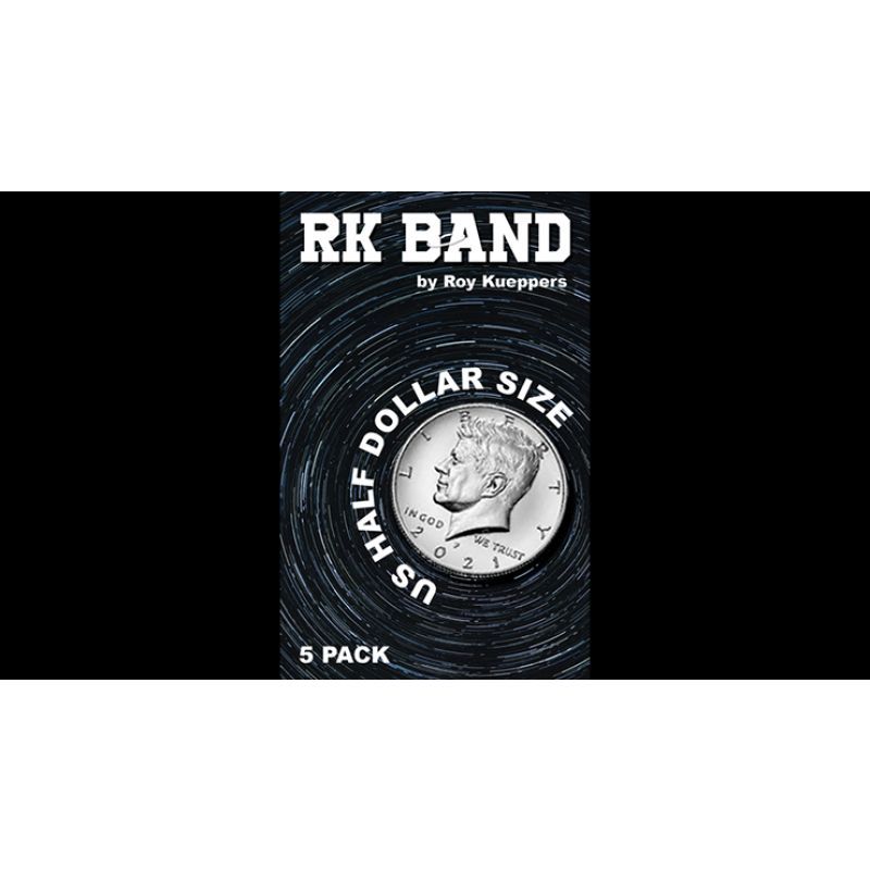 Foto RK Bands Half Dollar Size For Flipper coins (5 per package) - Trick