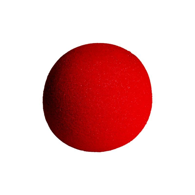Foto 4 inch Professional Sponge Ball Soft (Red) from Magic by Gosh (1 each) (VT)