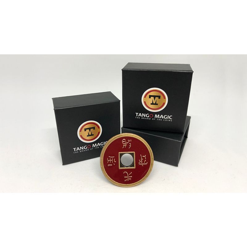 Foto Dollar Size Chinese Coin (Red) by Tango (CH032) (VT)