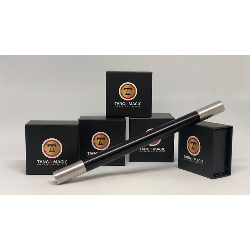 Foto Mini Magic Wand in Black (with silver tips)( W003 ) by Tango-Trick