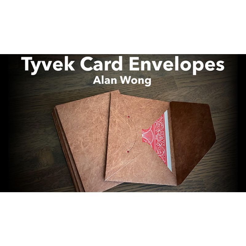 Foto Tyvek Card Envelopes 10 pk. BROWN by Alan Wong- Trick