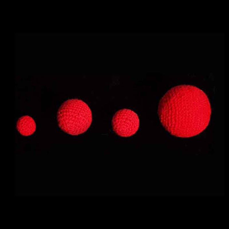 Foto 1.75 inch Crochet Balls (Red) by Uday - Trick