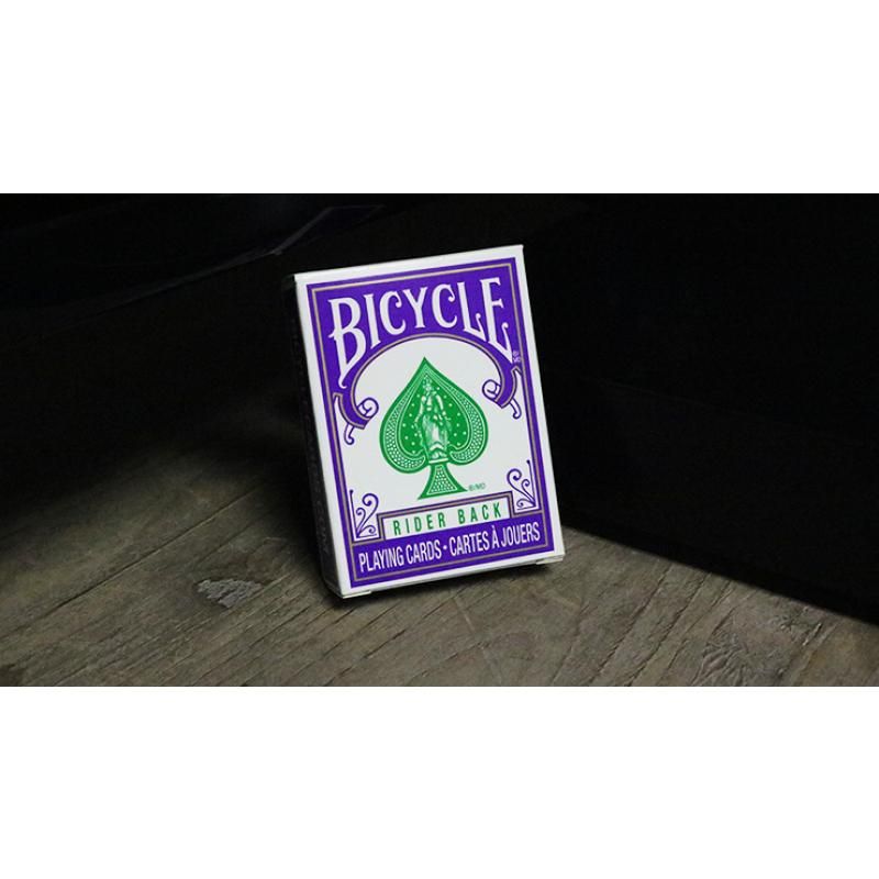 Foto Mini Bicycle Cards (Purple)