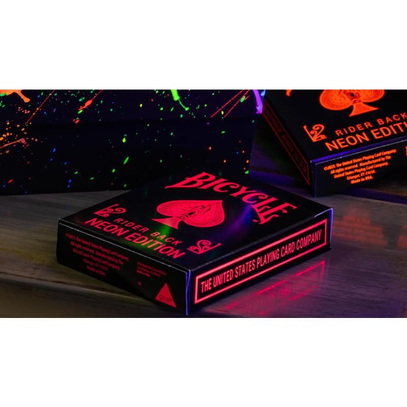 Foto Bicycle Star-Fire Pink Neon Playing Cards (VT)