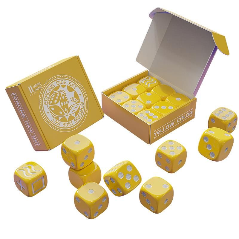 Foto Forcing Dice Set by Iarvel Magic - Forcing plus Normal Dice - Yellow