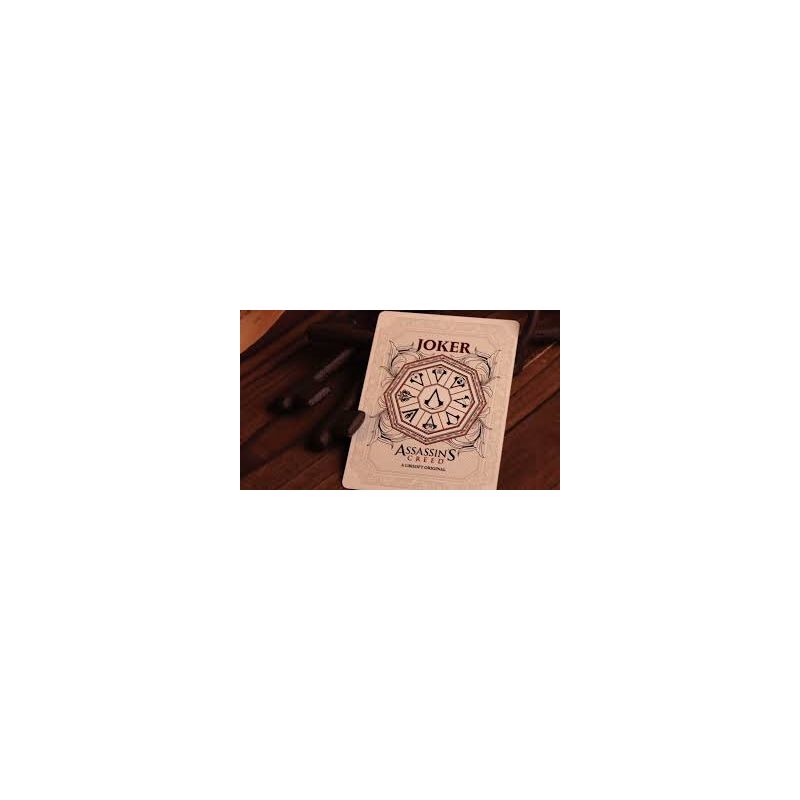 Video Assassin's Creed Legacy Playing Cards - White Hidden Blade Edition
