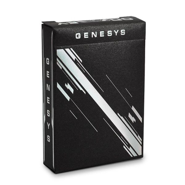 Odyssey Exodus Carte Da Gioco Premium – Mazzo Poker 52+2 Jolly, Finitura Legendary, Astuccio Metallizzato, Edizione Limitata