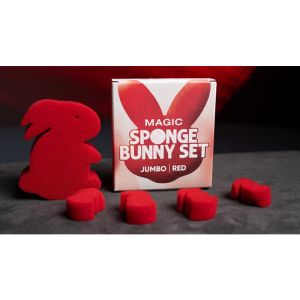 Magic Sponge Bunny Rabbit Set (Red) by Murphy\'s Magic