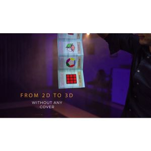 Rubik's Cube 3D Advertising (Gimmicks and Online Instructions) by Henry Evans and Martin Braessas - Trick