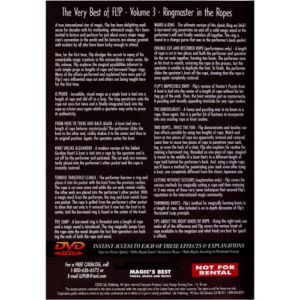 Very Best of Flip Vol 3 (Flip-Ringmaster in the Ropes) by L & L Publishing - DVD (VT)