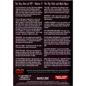 Very Best of Flip Vol 4 (Flip-Stick and Much More) by L & L Publishing - DVD