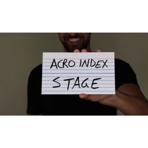 Acro Index Dry Erase Large 5 x8 (Gimmicks and Online Instructions) by Blake Vogt - Trick