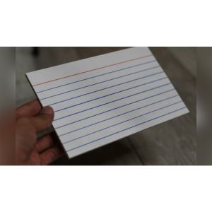 Acro Index Dry Erase Large 5 x8 (Gimmicks and Online Instructions) by Blake Vogt - Trick