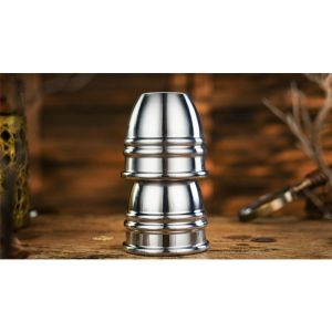 Aluminum Alloy Cups and Balls Matching Solid Cup by TCC Magic